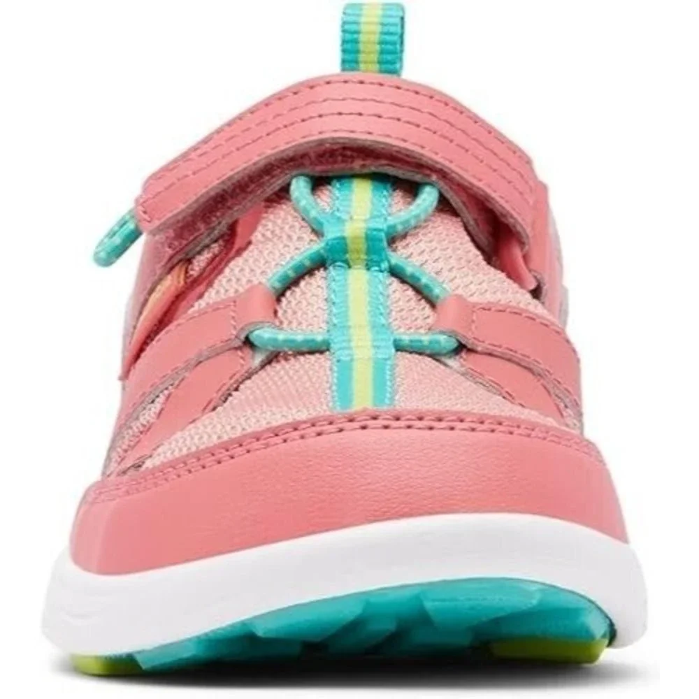 Columbia TechSun Sport Sandals Youth Girls 3 Salmon Pink Omni Grip NEW